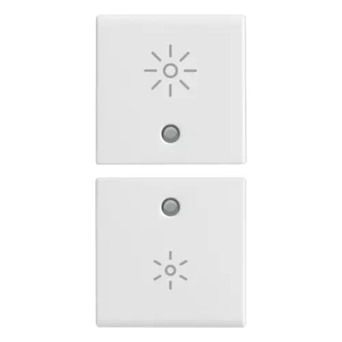 Vimar - 14751.3 - Due mezzi tasti 1M dimmer bianco