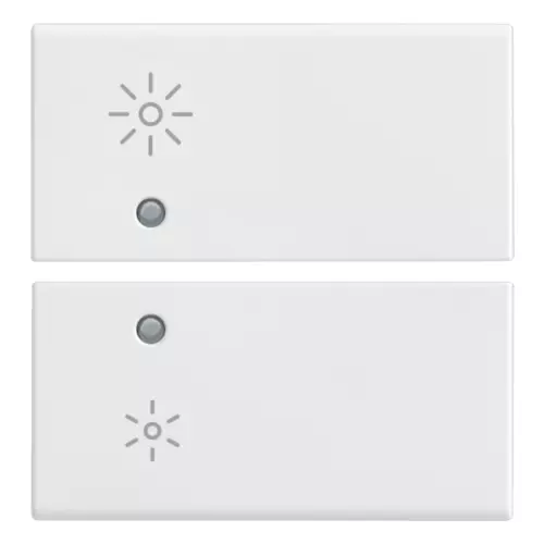 Vimar - 14752.3 - Due mezzi tasti 2M dimmer bianco