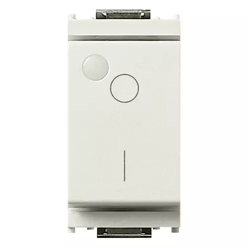 Vimar - 16016.F.B - 2P 16AX 1-way switch luminescent white