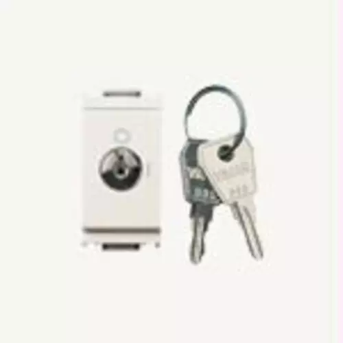 Vimar - 16165.CU.B - 2P 16(3)A 1-way switch +000-key white