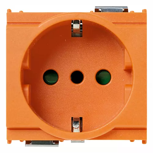 Vimar - 16209.A - 2P+E 16A P30 outlet orange