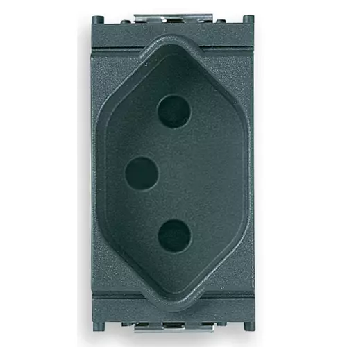 Vimar - 16226 - Prise 2P+T 10A suisse type 13 gris