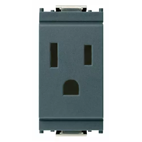 Vimar - 16245 - 2P+E 15A 127V USA outlet grey