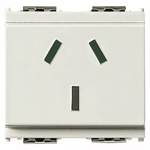 Vimar - 16253.B - 2P+E 20A Argentin.SICURY outlet white