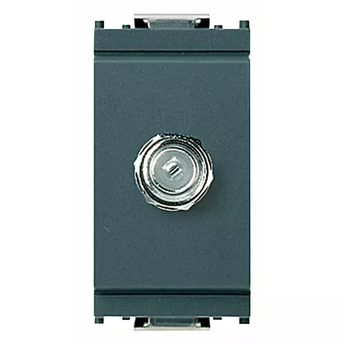 Vimar - 16331 - Toma de conector tipo F hembra gris