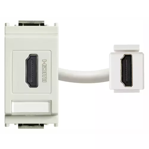 Vimar - 16334.B - HDMI socket connector white