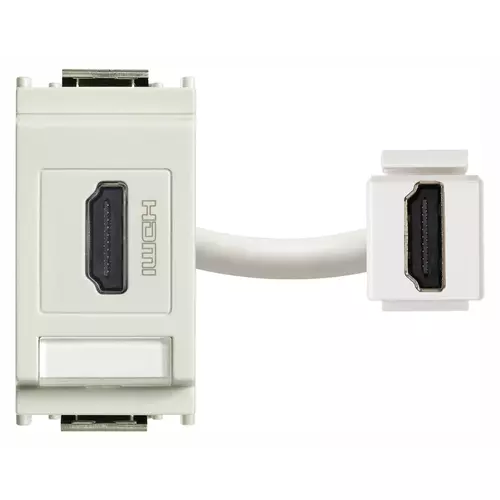 Vimar - 16334.B - HDMI 2.1b socket connector white
