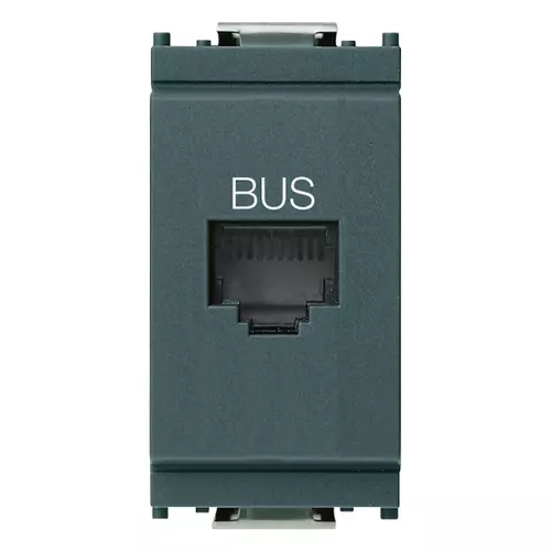 Vimar - 16339 - BUS RJ11phone jack grey