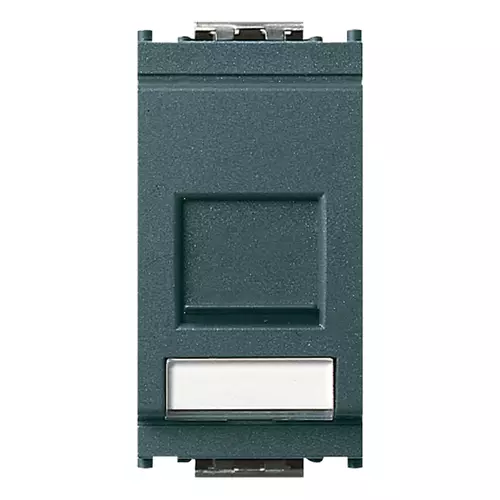 Vimar - 16358.8 - RJ45 Cat5e Netsafe UTP outlet grey