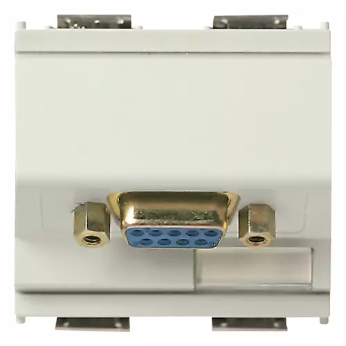 Vimar - 16361.B - Toma conector 9P SUB D blanco