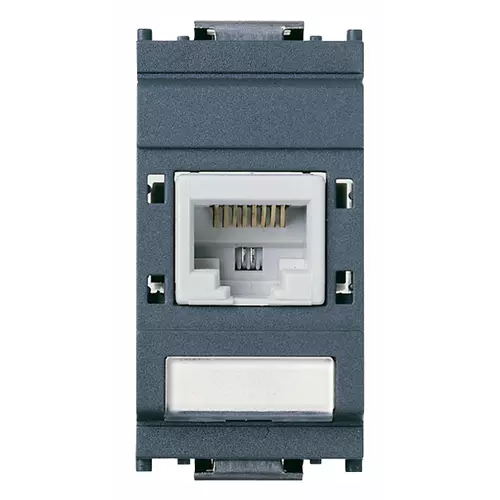 Vimar - 16365.1 - RJ45 Cat5e R&M UTP outlet grey