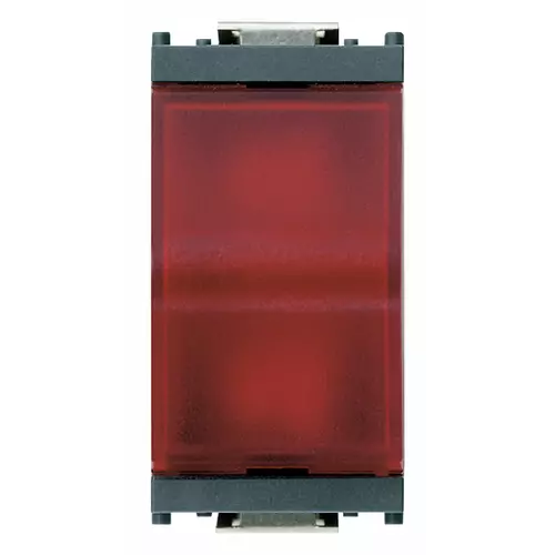 Vimar - 16433.R - Red prismatic indicator unit grey