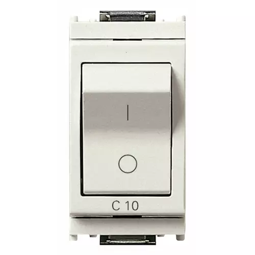 Vimar - 16505.10.B - Interruttore MT 1P+N C10 120-230V bianco