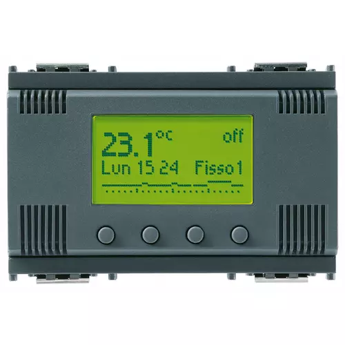 Vimar - 16576 - Battery-timer-thermostat grey