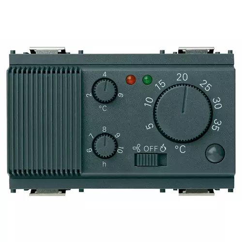 Vimar - 16581 - Thermostat chauffage/climat. 230V gris