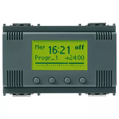 Vimar - 16582 - 1-channel timer switch 120-230V grey