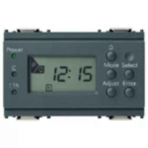 Vimar - 16584 - Reloj programador 110-230V 1 canal gris