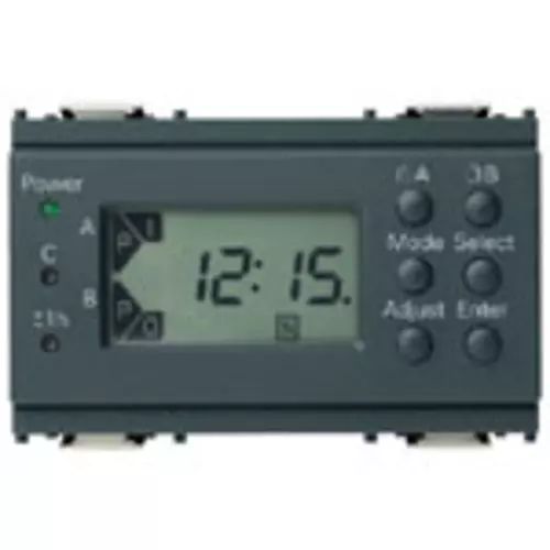 Vimar - 16585 - 2-channel timer switch 110-230V grey