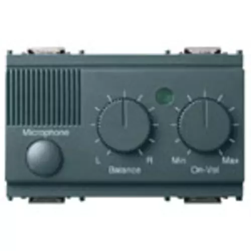 Vimar - 16671 - Stereo-Lokal-Steuermodul 24V grau