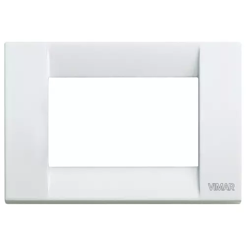 Vimar - 16733.01 - Plaque Classica 3M mét. blanc