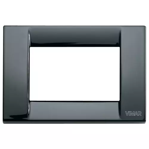 Vimar - 16733.11 - Placa Classica 3M met.negro