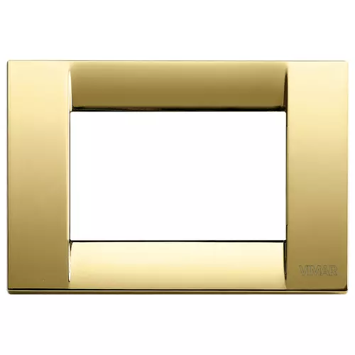 Vimar - 16733.32 - Classica plate 3M metal polished gold