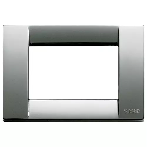 Vimar - 16733.36 - Placa Classica 3M met.cromo