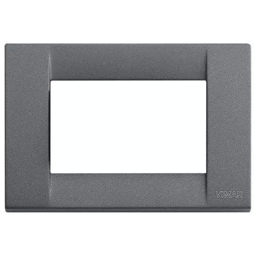 Vimar - 16733.46 - Plaque Classica 3M mét. gris ardoise