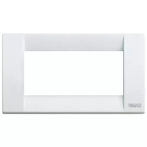 Vimar - 16734.01 - Classica plate 4M metal white