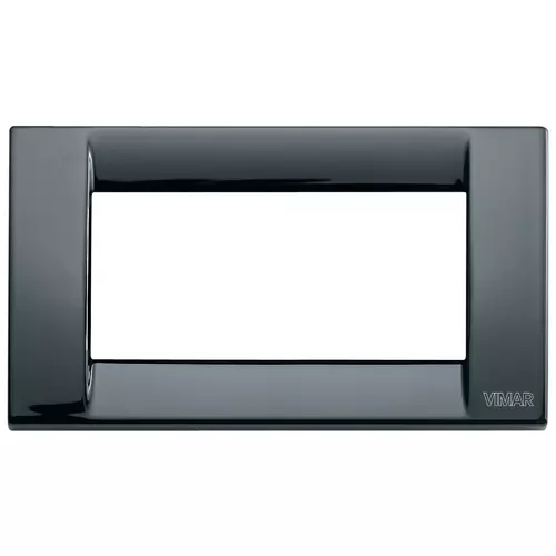 Vimar - 16734.11 - Classica plate 4M metal black