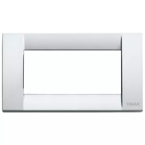 Vimar - 16734.21 - Placca Classica 4M argento metall.