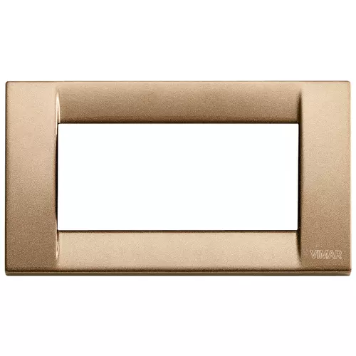 Vimar - 16734.22 - Placa Classica 4M met.bronce metalizado