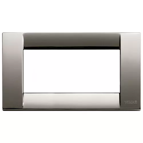 Vimar - 16734.31 - Plaque Classica 4M mét. chrome noir