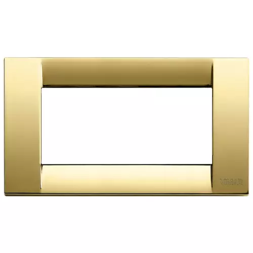 Vimar - 16734.32 - Placa Classica 4M met.oro brillante