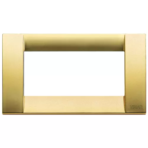 Vimar - 16734.33 - Classica plate 4M metal matt gold