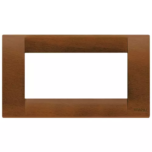 Vimar - 16734.55 - Placa Classica 4M madera nogal