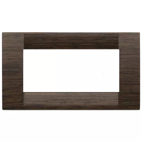 Vimar - 16734.56 - Placa Classica 4M madera wengé