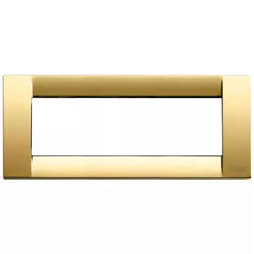 Vimar - 16736.32 - Classica plate 6M metal polished gold