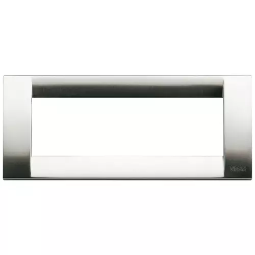 Vimar - 16736.34 - Classica plate 6M metal brushed nickel