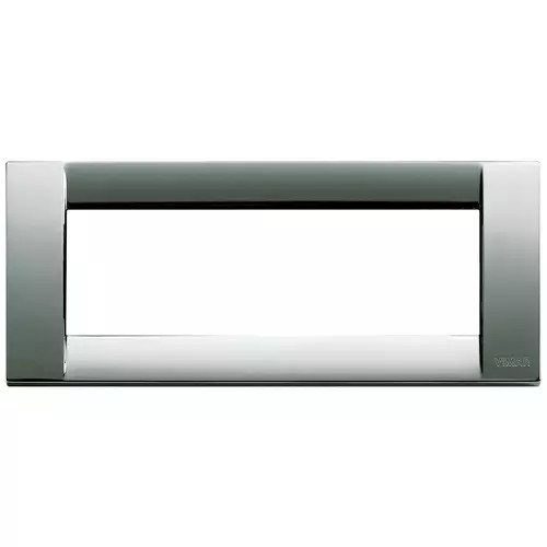 Vimar - 16736.36 - Placa Classica 6M met.cromo