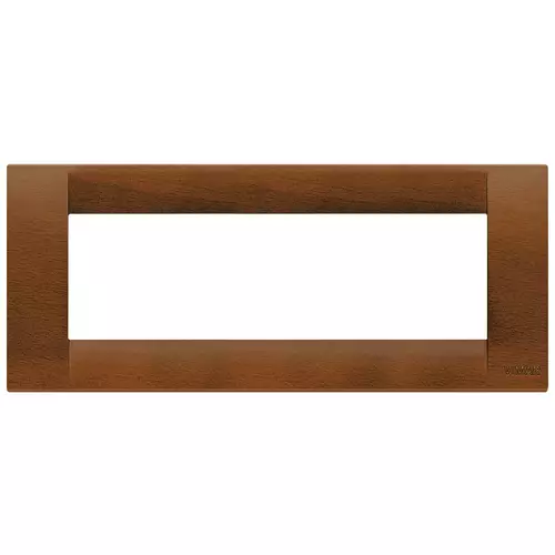 Vimar - 16736.55 - Classica plate 6M wood walnut