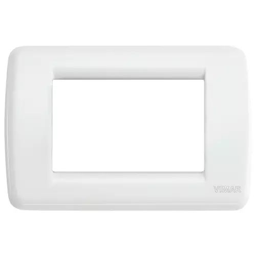 Vimar - 16753.01 - Rondò plate 3M metal white