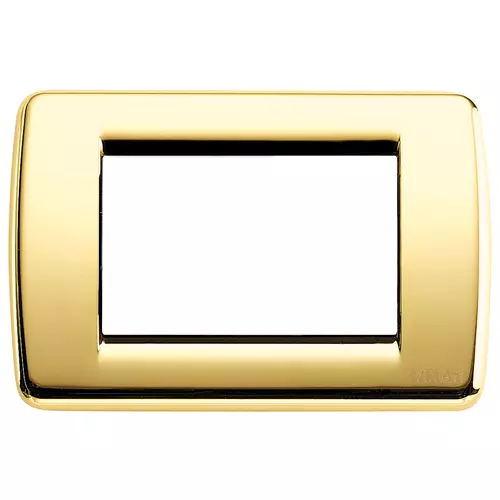 Vimar - 16753.32 - Abdeckrahmen Rondò 3M Met.gold glänzend