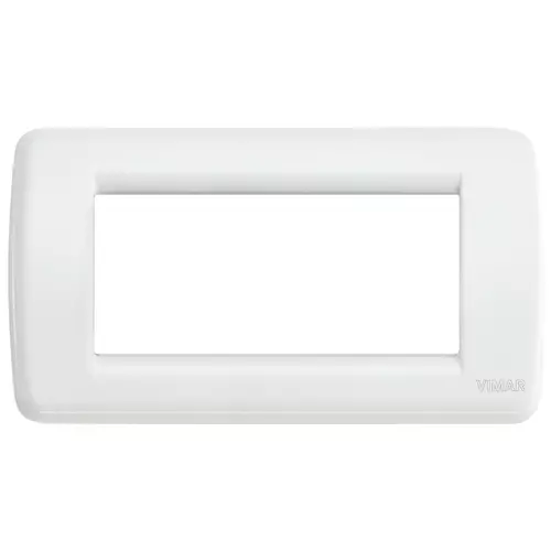 Vimar - 16754.01 - Rondò plate 4M metal white