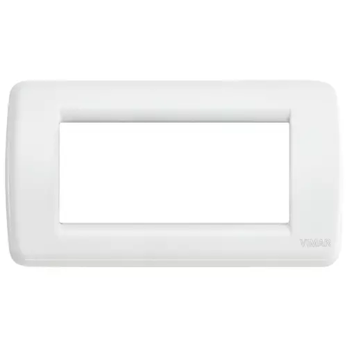 Vimar - 16754.01 - Placa Rondò 4M met.blanco