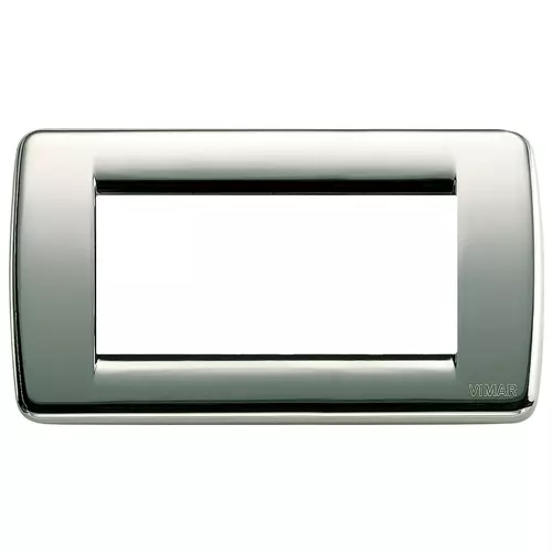 Vimar - 16754.36 - Rondò plate 4M metal chrome