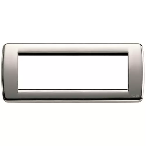 Vimar - 16756.31 - Rondò plate 6M metal black chrome