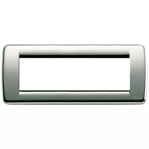 Vimar - 16756.36 - Rondò plate 6M metal chrome