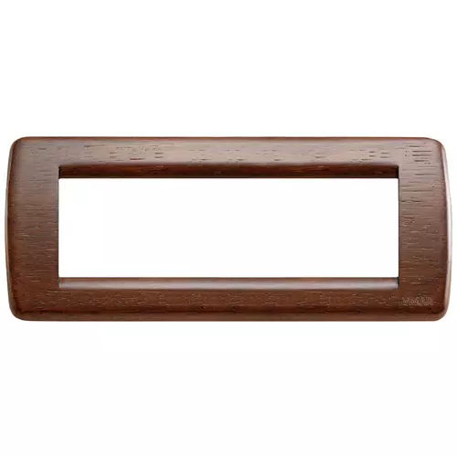 Vimar - 16756.55 - Rondò plate 6M wood walnut