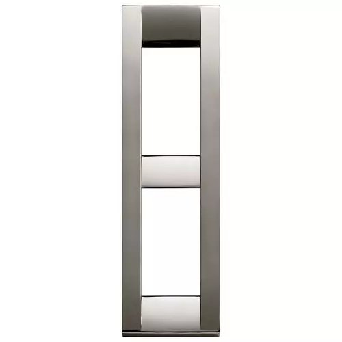 Vimar - 16782.31 - Classica plate 2Mpan metal blackchrome